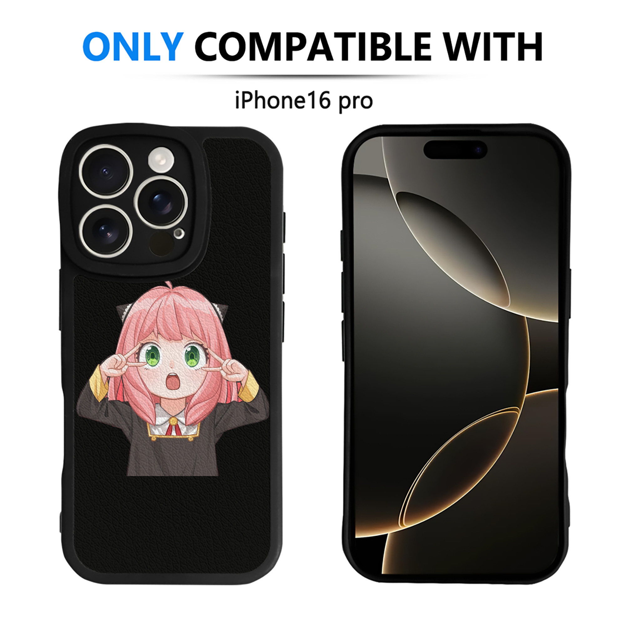 （画像用） SPY×FAMILY间谍家家酒 【iPhone 16シリーズ対応】シリコンスマホケース（レザー調） 材質：シリコン